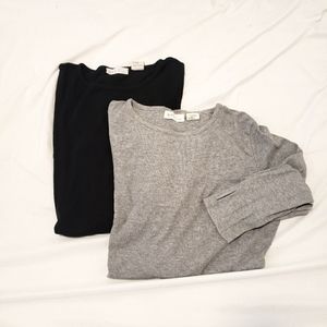 PRIV Long Sleeve Ribbed Shirts